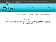 Tablet Screenshot of dp-design.com